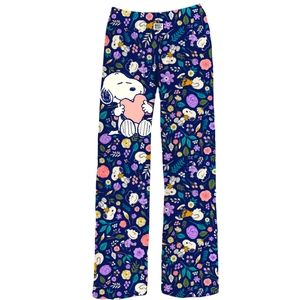 SOLD OUT****BRIEF INSANITY Peanuts Snoopy Floral Fun Sleep Lounge Pants Unisex